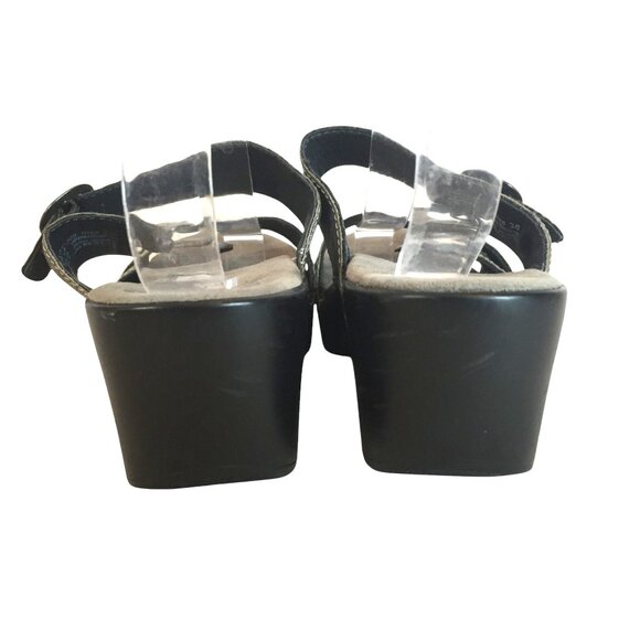 Dansko Womens Platform Sandal Size 7.5-8/38 Purple Blue Iridescent Slide - Picture 6 of 11